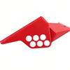 Красный простой в использовании односекционный дизайн шариковый клапан блокировки