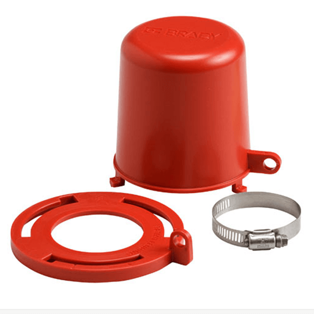 Красный Компактный прочный прочный полипропиленовый клапан блокировки клапана